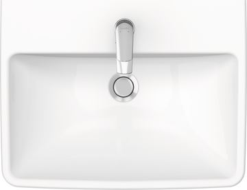 DURAVIT NO.1 umývadlo 60 cm, s otvorom pre batériu a prepadom 23756000002 Obrázek - fotka