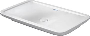 DURAVIT PURAVIDA umývadlo na dosku 69,5 cm, bez prepadu