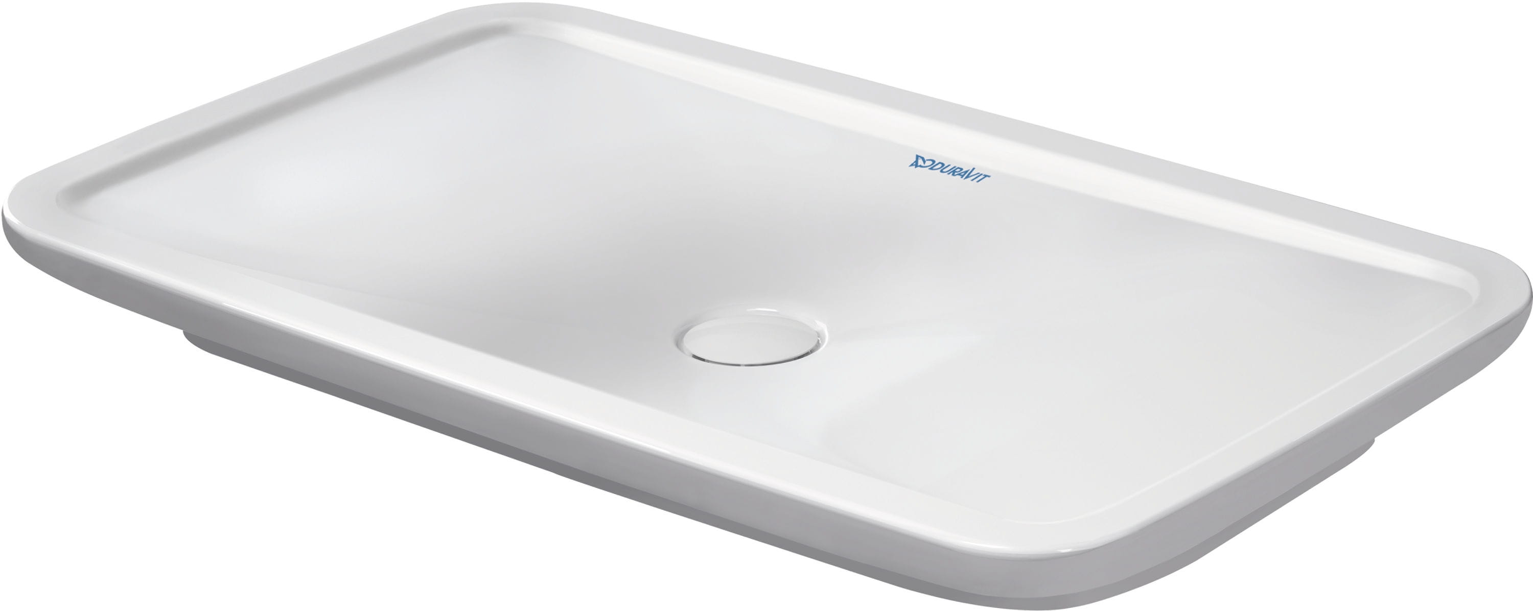 DURAVIT PURAVIDA umývadlo na dosku 69,5 cm, bez prepadu, WonderGliss