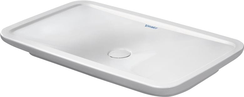 DURAVIT PURAVIDA umývadlo na dosku 69,5 cm, bez prepadu, WonderGliss 03707000001 Obrázek - Hlavní obrázek