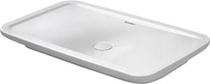 DURAVIT PURAVIDA umývadlo na dosku 69,5 cm, bez prepadu, WonderGliss