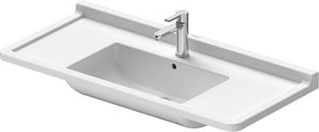 DURAVIT STARCK 3 umývadlo 105 cm, s otvorom pre batériu a prepadom