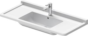 DURAVIT STARCK 3 umývadlo 105 cm, s otvorom pre batériu a prepadom, WonderGliss