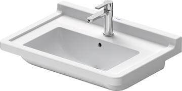 DURAVIT STARCK 3 umývadlo 70 cm, s otvorom pre batériu a prepadom