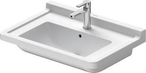 DURAVIT STARCK 3 umývadlo 70 cm, s otvorom pre batériu a prepadom, WonderGliss