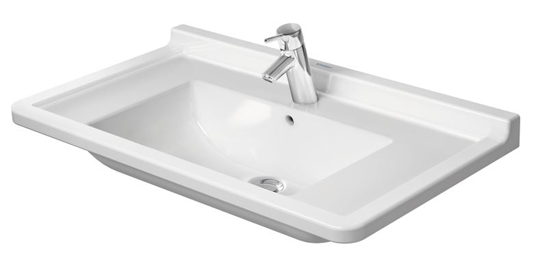 DURAVIT STARCK 3 umývadlo 85 cm, s otvorom pre batériu a prepadom 0304800000 Obrázek - Hlavní obrázek