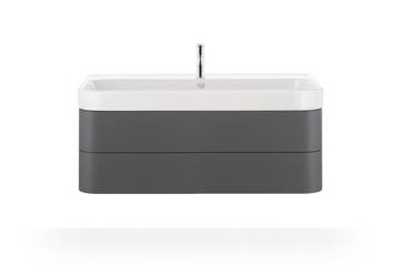 DURAVIT HAPPY D.2 umývadlo 120 cm, s 2 otvormi pre batérie a prepadom, brúsené 2318120026 Obrázek - fotka