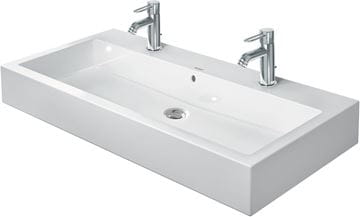DURAVIT VERO umývadlo 100 cm, s 2 otvormi pre batérie a prepadom 0454100024 Obrázek - fotka
