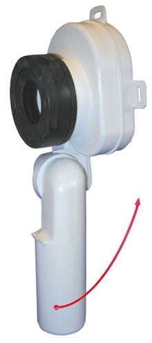 HL pisoárový sifón DN40, odsávací, spodný/zadný odpad HL430/40 Obrázek - Hlavní obrázek