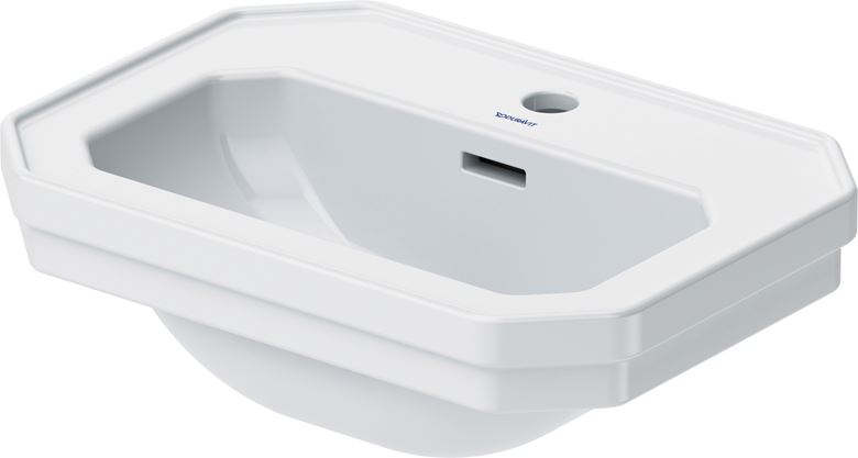 DURAVIT 1930 umývadielko 50 cm, s otvorom pre batériu a prepadom, WonderGliss 07855000001 Obrázek - Hlavní obrázek