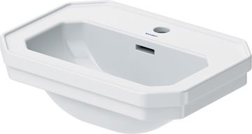 DURAVIT 1930 umývadielko 50 cm, s otvorom pre batériu a prepadom, WonderGliss