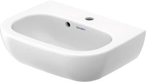 DURAVIT D-CODE umývadielko 45 cm, s otvorom pre batériu a prepadom