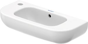 DURAVIT D-CODE umývadielko 50 cm, s otvorom pre batériu vľavo a prepadom