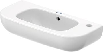 DURAVIT D-CODE umývadielko 50 cm, s otvorom pre batériu vpravo a prepadom