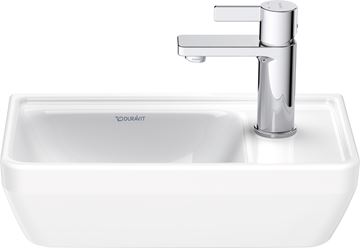 DURAVIT D-NEO umývadielko 40 cm, s otvorom pre batériu vpravo, bez prepadu 0739400041 Obrázek - fotka
