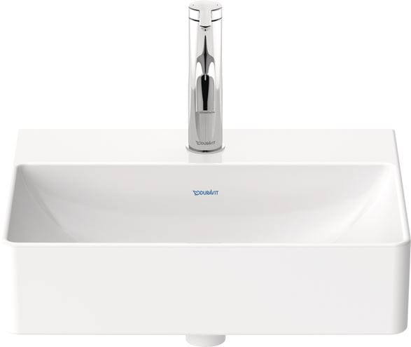 DURAVIT DURASQUARE umývadielko 45 cm, s otvorom pre batérie, bez prepadu 0732450041 Obrázek - fotka