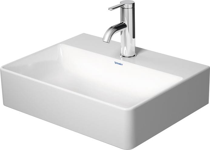 DURAVIT DURASQUARE umývadielko 45 cm, s otvorom pre batérie, bez prepadu 0732450041 Obrázek - fotka