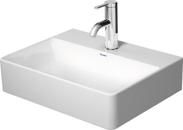 DURAVIT DURASQUARE umývadielko 45 cm, s otvorom pre batérie, bez prepadu 0732450041 Obrázek - fotka