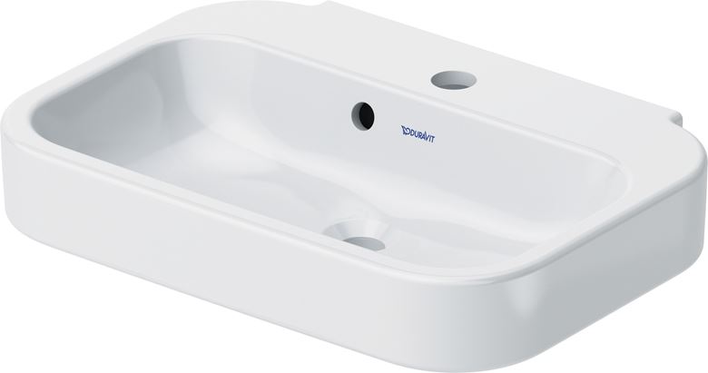 DURAVIT HAPPY D.2 umývadielko 50 cm, s otvorom pre batériu a prepadom 0709500000 Obrázek - Hlavní obrázek
