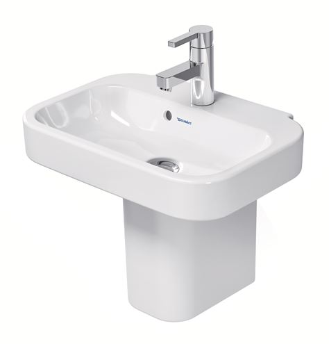 DURAVIT HAPPY D.2 umývadielko 50 cm, s otvorom pre batériu a prepadom 0709500000 Obrázek - fotka