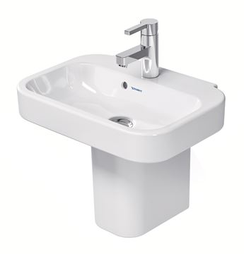 DURAVIT HAPPY D.2 umývadielko 50 cm, s otvorom pre batériu a prepadom 0709500000 Obrázek - fotka