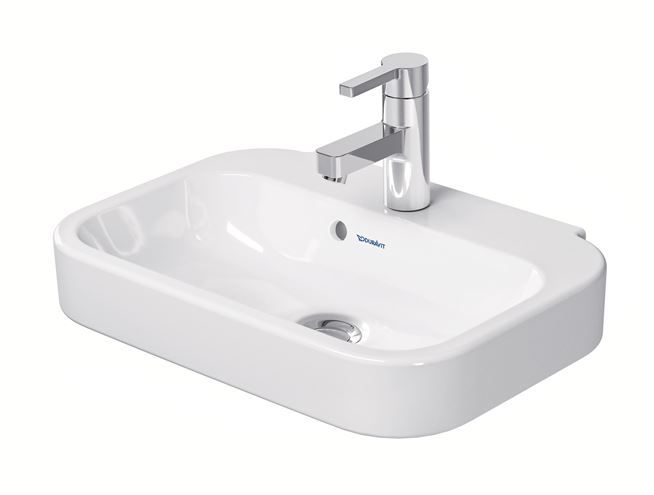 DURAVIT HAPPY D.2 umývadielko 50 cm, s otvorom pre batériu a prepadom 0709500000 Obrázek - fotka