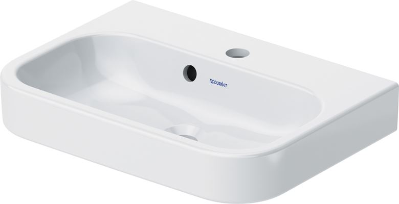 DURAVIT HAPPY D.2 umývadielko 50 cm, s otvorom pre batériu a prepadom 0710500000 Obrázek - Hlavní obrázek