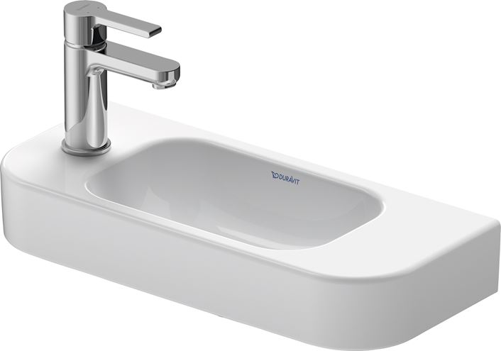 DURAVIT HAPPY D.2 umývadielko 50 cm, s otvorom pre batériu vľavo, bez prepadu 0711500009 Obrázek - fotka