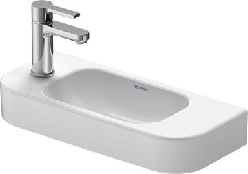 DURAVIT HAPPY D.2 umývadielko 50 cm, s otvorom pre batériu vľavo, bez prepadu 0711500009 Obrázek - fotka