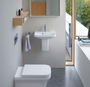 DURAVIT NO.1 umývadielko 45 cm, s otvorom pre batériu a prepadom 07434500002 Obrázek - fotka