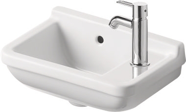 DURAVIT STARCK 3 umývadielko 40 cm, s otvorom pre batériu vpravo a prepadom 0751400000 Obrázek - Hlavní obrázek