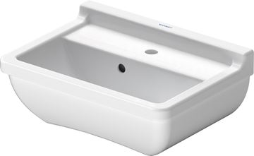 DURAVIT STARCK 3 umývadielko 45 cm, s otvorom pre batériu a prepadom