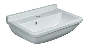 DURAVIT STARCK 3 umývadielko 45 cm, s otvorom pre batériu a prepadom, WonderGliss 07504500001 Obrázek - fotka