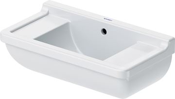 DURAVIT STARCK 3 umývadielko 50 cm, s prepadom, WonderGliss