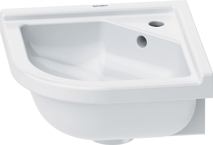 DURAVIT STARCK 3 umývadielko rohové 43 cm, s otvorom pre batériu a prepadom 0752440000 Obrázek - Hlavní obrázek