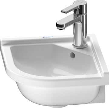 DURAVIT STARCK 3 umývadielko rohové 43 cm, s otvorom pre batériu a prepadom 0752440000 Obrázek - fotka