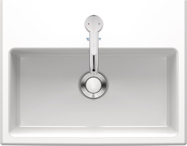 DURAVIT VERO AIR umývadlo 45 cm, s otvorom pre batériu a prepadom 0724450000 Obrázek - fotka