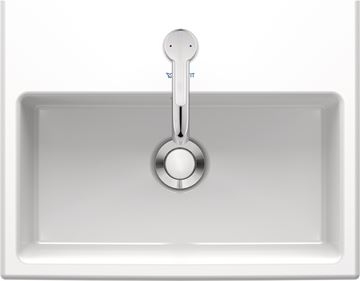 DURAVIT VERO AIR umývadlo 45 cm, s otvorom pre batériu a prepadom 0724450000 Obrázek - fotka