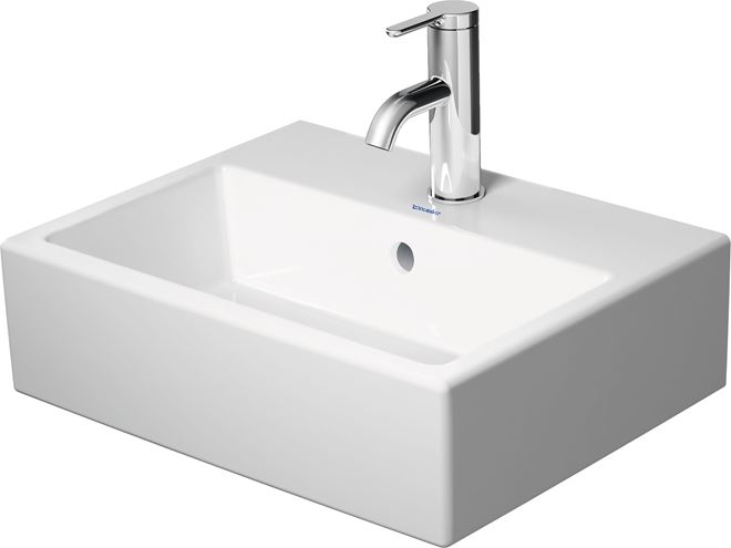 DURAVIT VERO AIR umývadlo 45 cm, s otvorom pre batériu a prepadom 0724450000 Obrázek - fotka