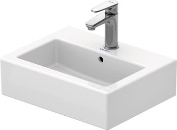 DURAVIT VERO umývadielko 45 cm, s otvorom pre batériu a prepadom 0704450000 Obrázek - fotka