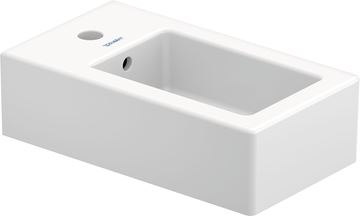 DURAVIT VERO umývadlo 25 cm, s otvorom pre batériu a prepadom, WonderGliss