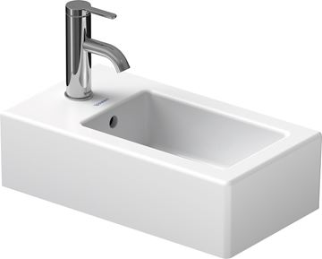 DURAVIT VERO umývadlo 25 cm, s otvorom pre batériu a prepadom, WonderGliss 07022500001 Obrázek - fotka