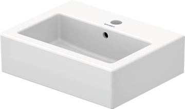 DURAVIT VERO umývadielko 45 cm, s otvorom pre batériu a prepadom, WonderGliss
