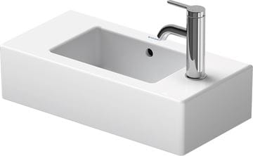 DURAVIT VERO umývadielko 50 cm, s otvorom pre batériu vľavo a prepadom 0703500009 Obrázek - fotka