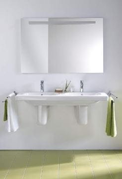 DURAVIT D-CODE polostĺp pre umývadlo  08571800002 Obrázek - fotka