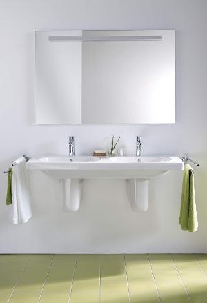 DURAVIT D-CODE polostĺp pre umývadlo  08571800002 Obrázek - fotka