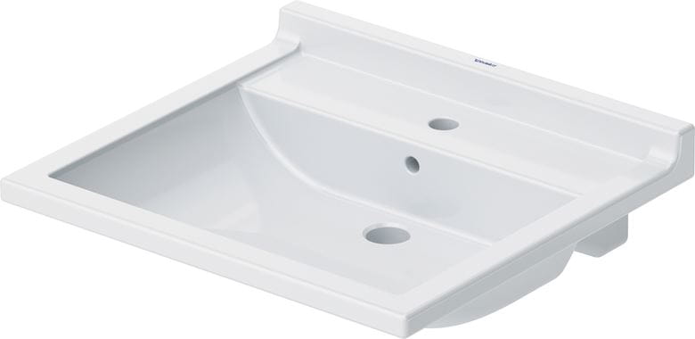 DURAVIT STARCK 3 bezbariérové umývadlo 60 cm, s otvorom pre batériu a prepadom 0309600000 Obrázek - Hlavní obrázek