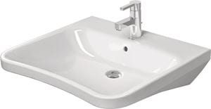 DURAVIT DURASTYLE bezbariérové umývadlo 65 cm, s otvorom pre batériu a prepadom