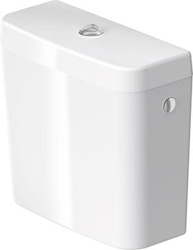 DURAVIT D-CODE WC kombi nádržka, bočný prívod vody, Dual-Flush