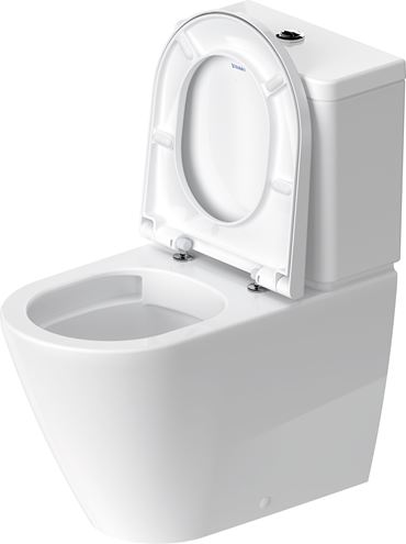 DURAVIT D-NEO WC kombi misa, Rimless splachovanie, vario odpad, HygieneGlaze 2002092000 Obrázek - fotka